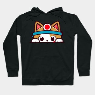 Sneaky japanese cat so cutest Hoodie